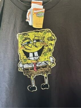 Nickelodeon Brown Tee with SpongeBob kids